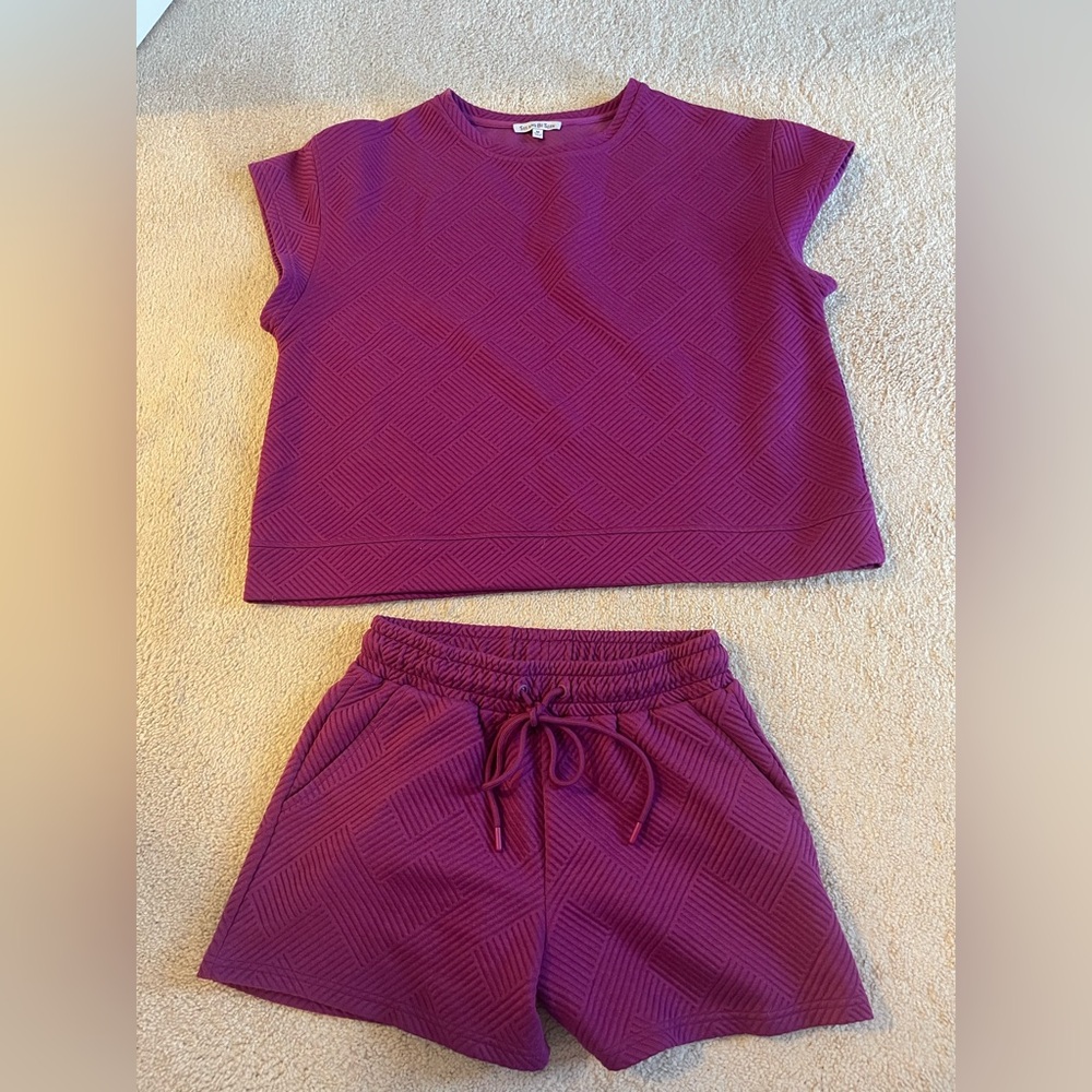 See and Be Seen Purple Shorts